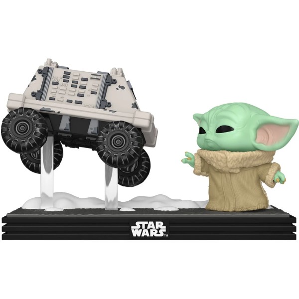 Фото - Колекційна фігурка FUNKO POP! Moment серії Мандалорець та Грогу - ГРОГУ І РЕМОНТНИЙ ДРОЇД MSE-6 (90813)
